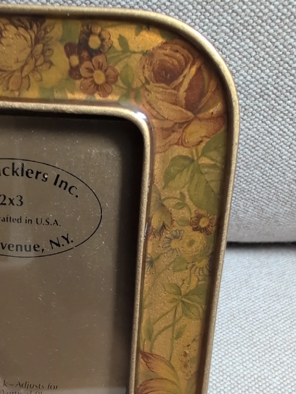 The Bucklers Gold Floral Picture Frame 2